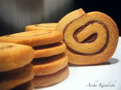 ESPIRALES DE CREMA DE AVELLANAS