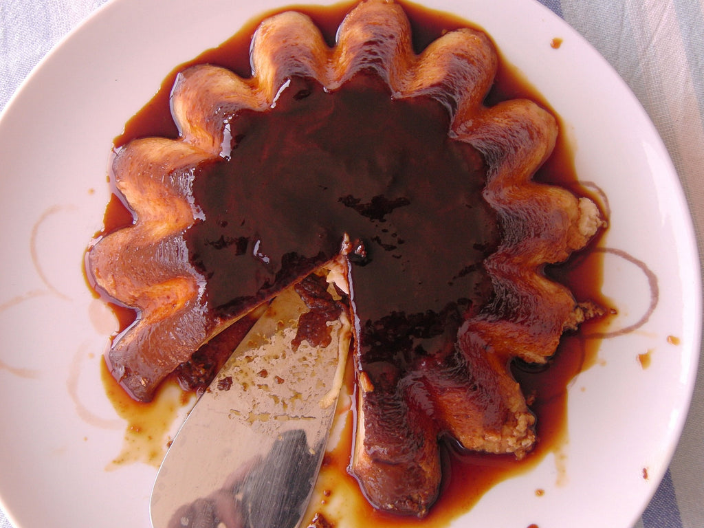 Flan con Cajeta