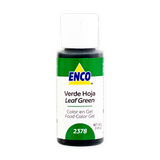 Color en gel Enco Verde Hoja 40g