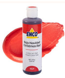 Gel Enco Rojo Navidad 250G - Materias Primas Panadería y Pastelería